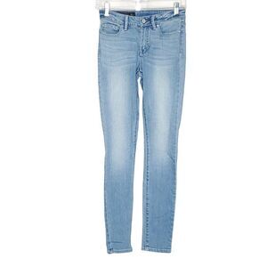 Armani Exchange Womens Super Skinny Jeans 26R Light Wash Blue